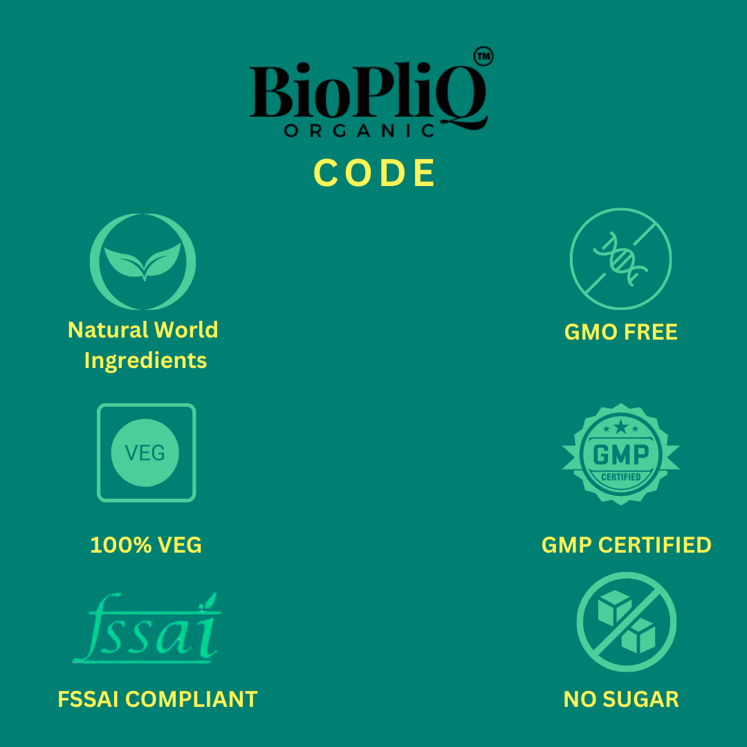 BIOPLIQ ORGANIC CODE